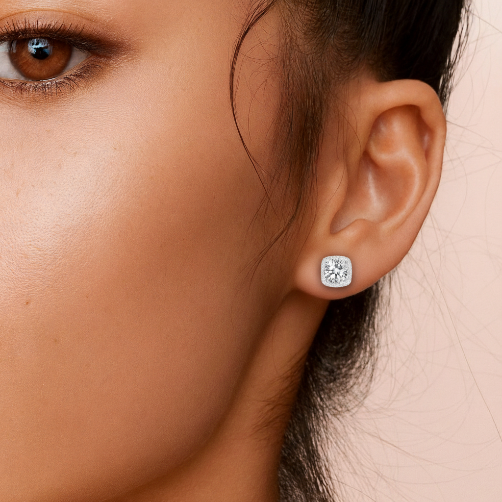 Aurora Halo Oorbellen - Moissaniet