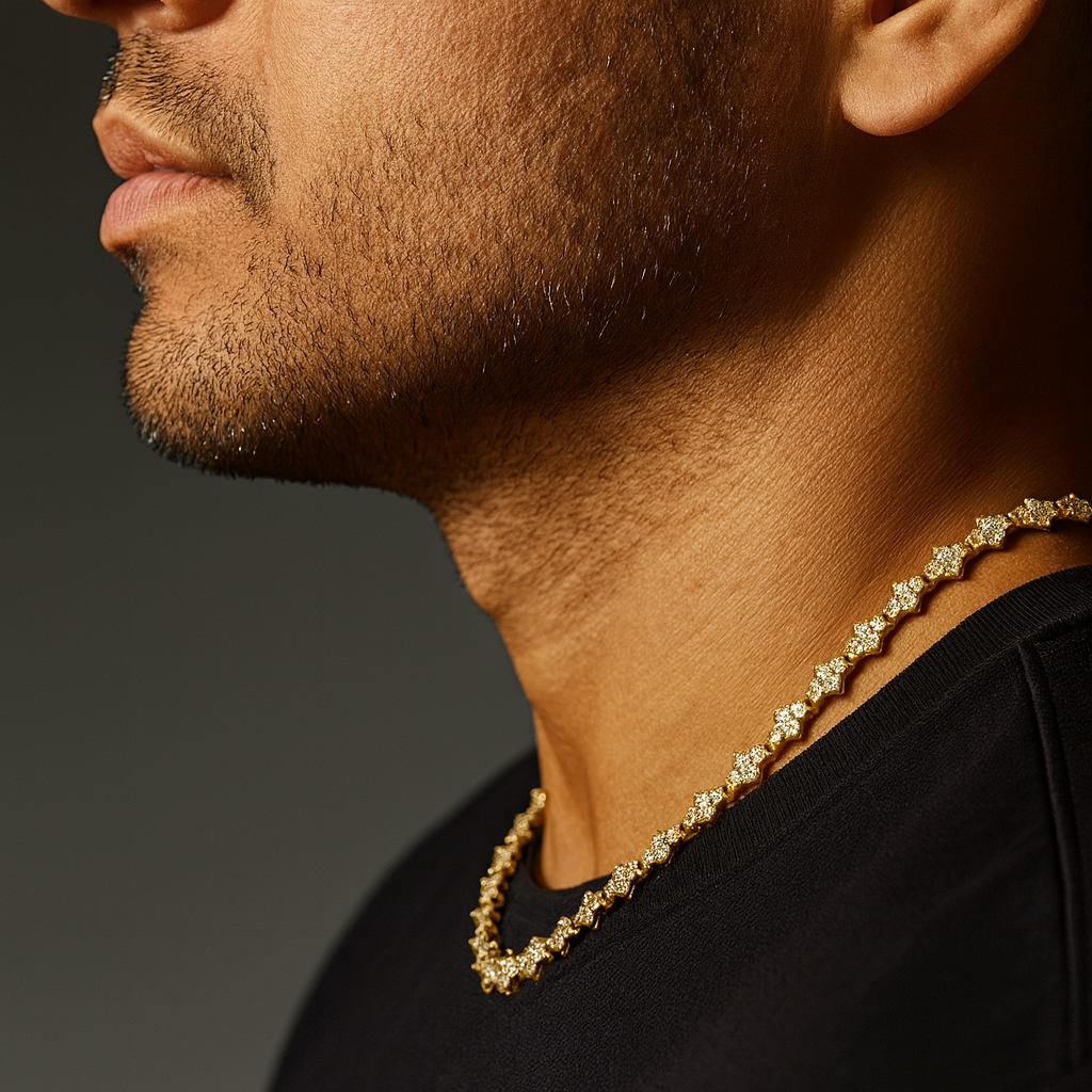 Honeycomb Ketting Goud