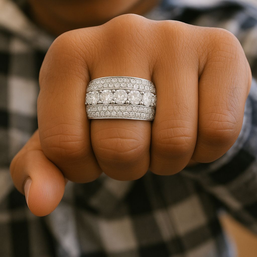 Ultimate Iced Out Ring - Zilver