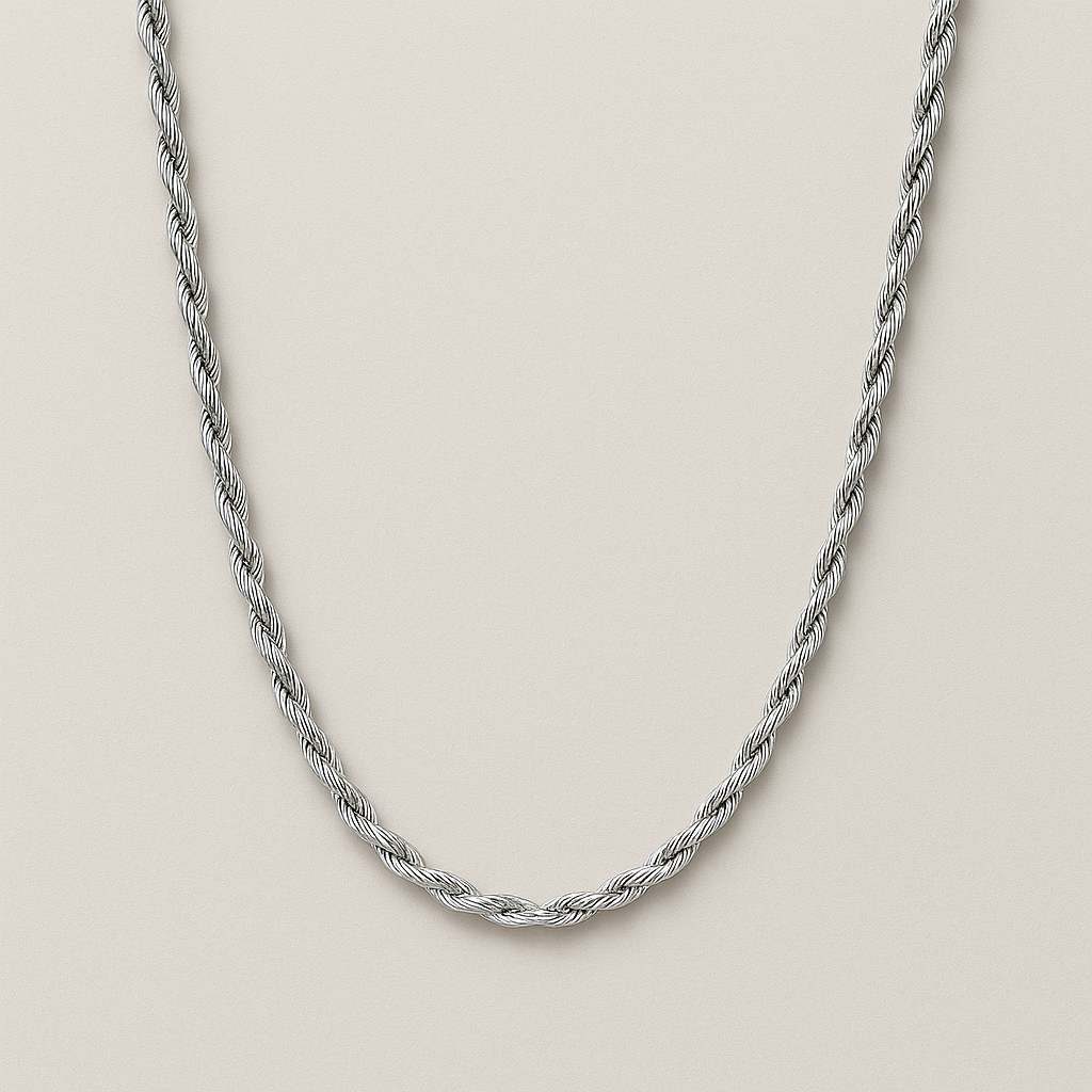 Rope Ketting - Witgoud 3 mm