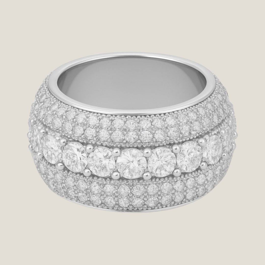Ultimate Iced Out Ring - Zilver