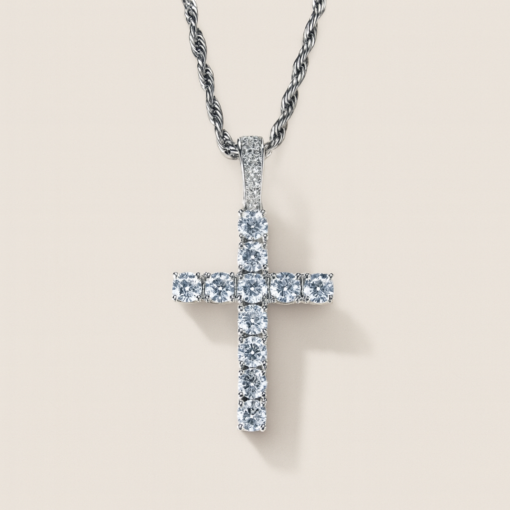 Celestial cross hanger - Zilver