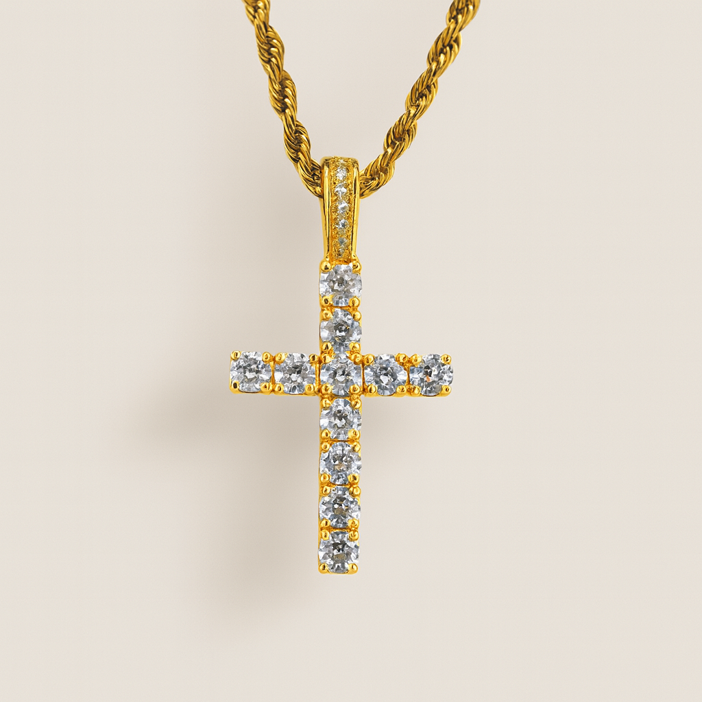 Celestial Cross hanger - Goud