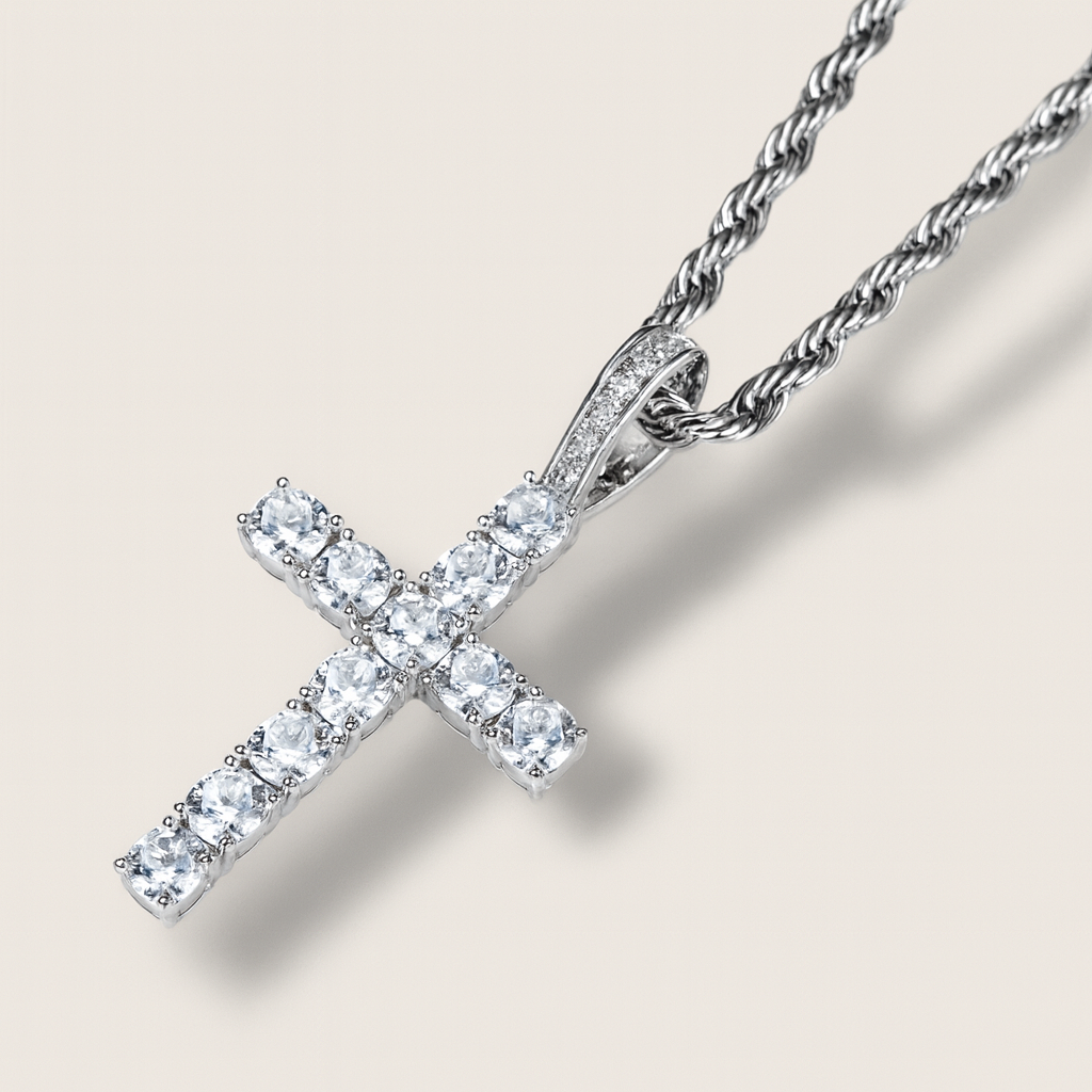 Celestial cross hanger - Zilver