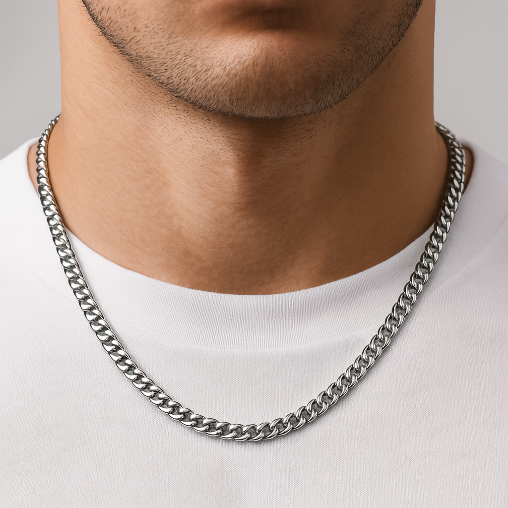 Cubana Silver Ketting 3mm