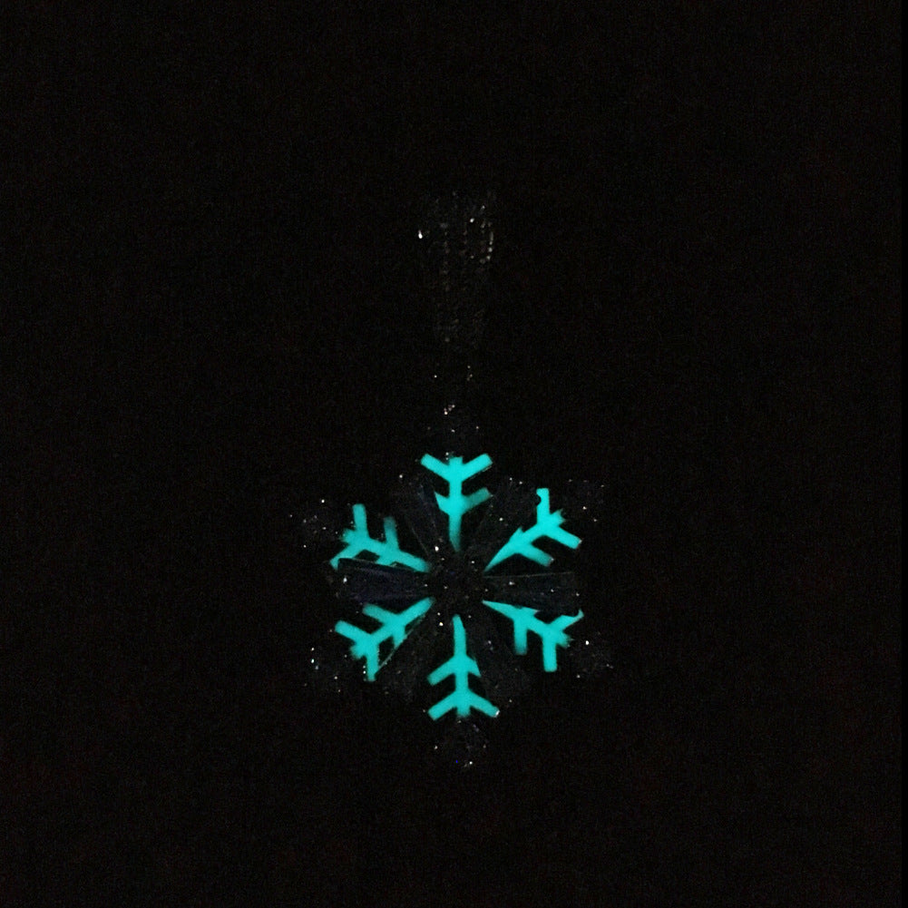 FrostGlow Spinner Pendant Goud