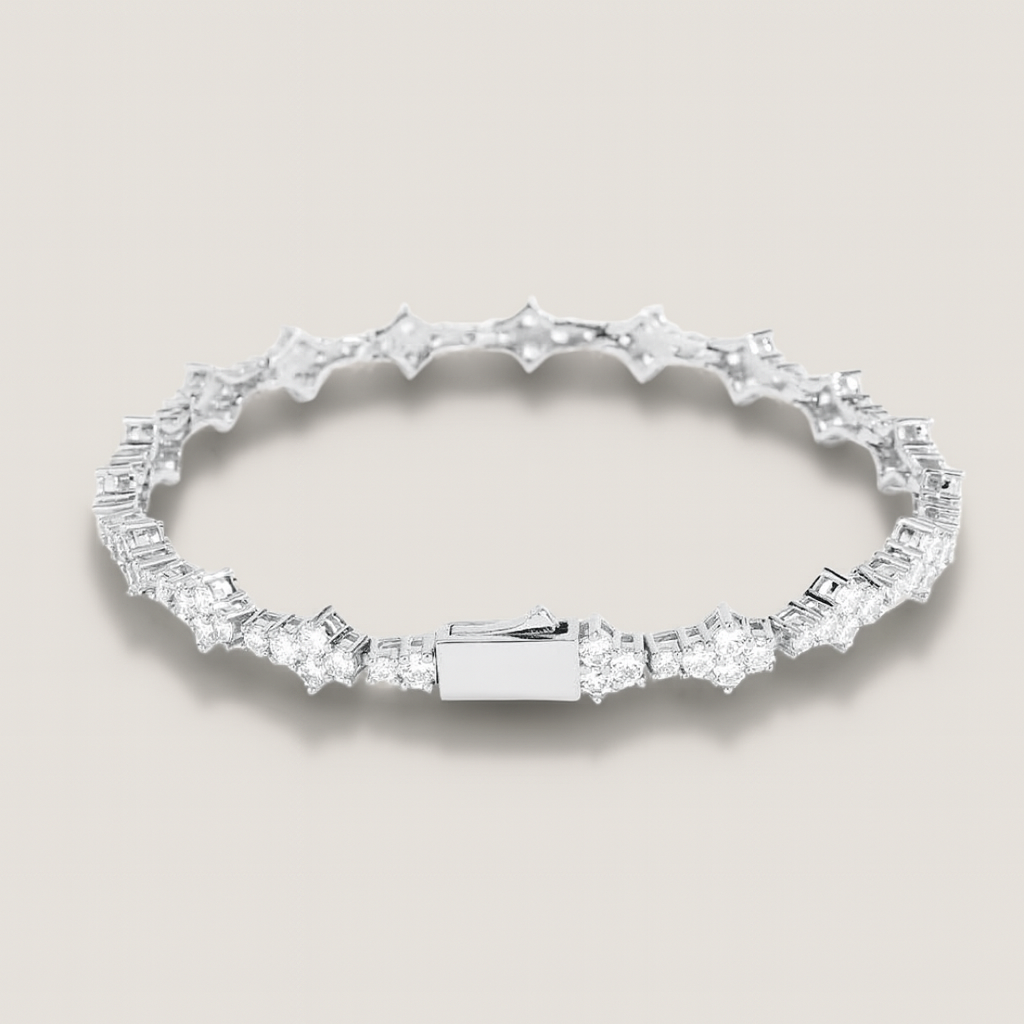 Honeycomb Armband Zilver