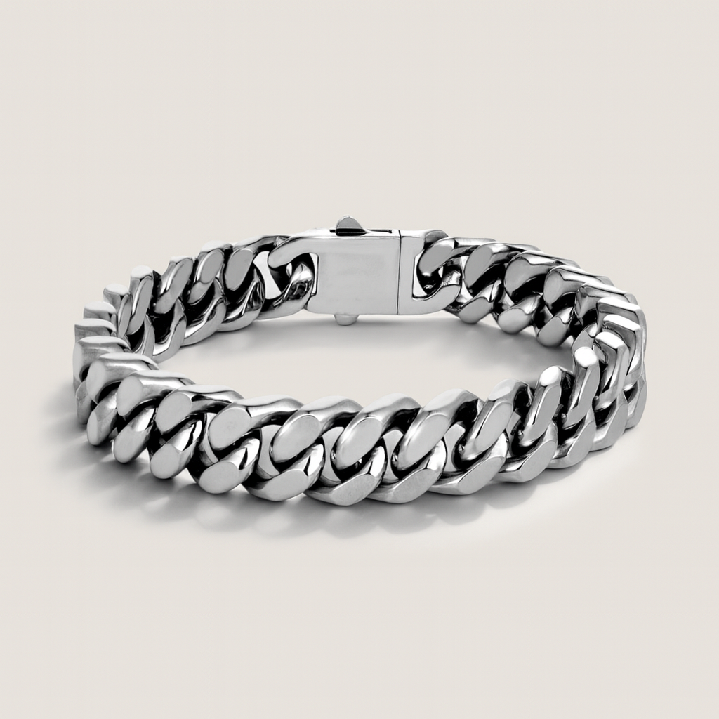 Royal Cuban Armband - Zilver