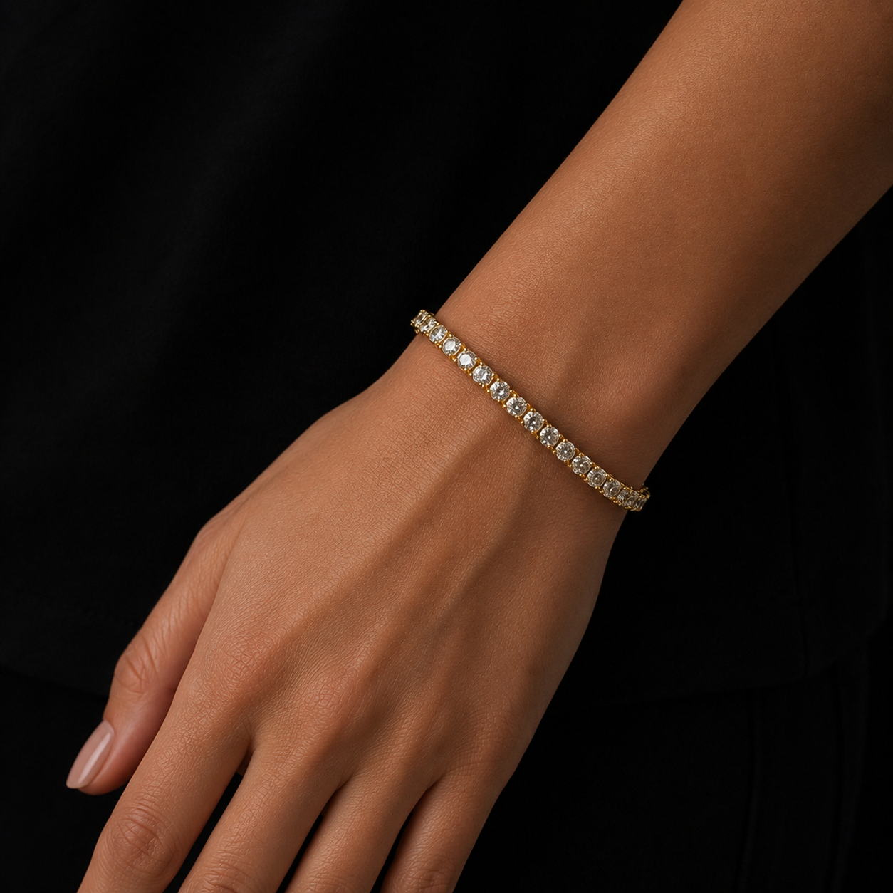 Tennis Armband - Goud 4mm