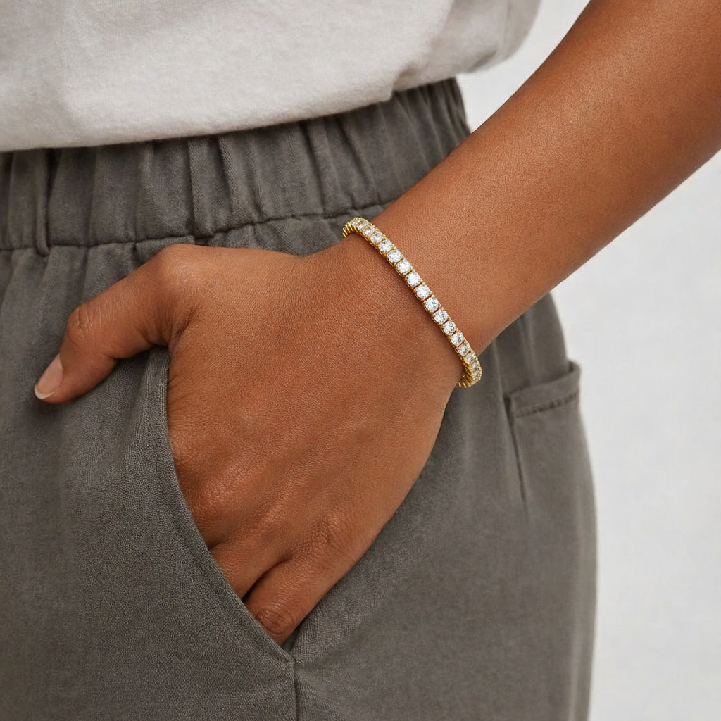 Tennis Armband - Goud 4mm