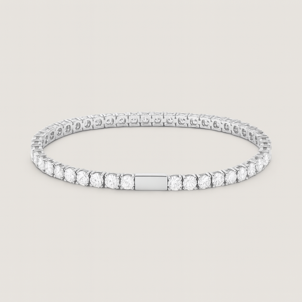 Tennis Armband - Zilver 4mm