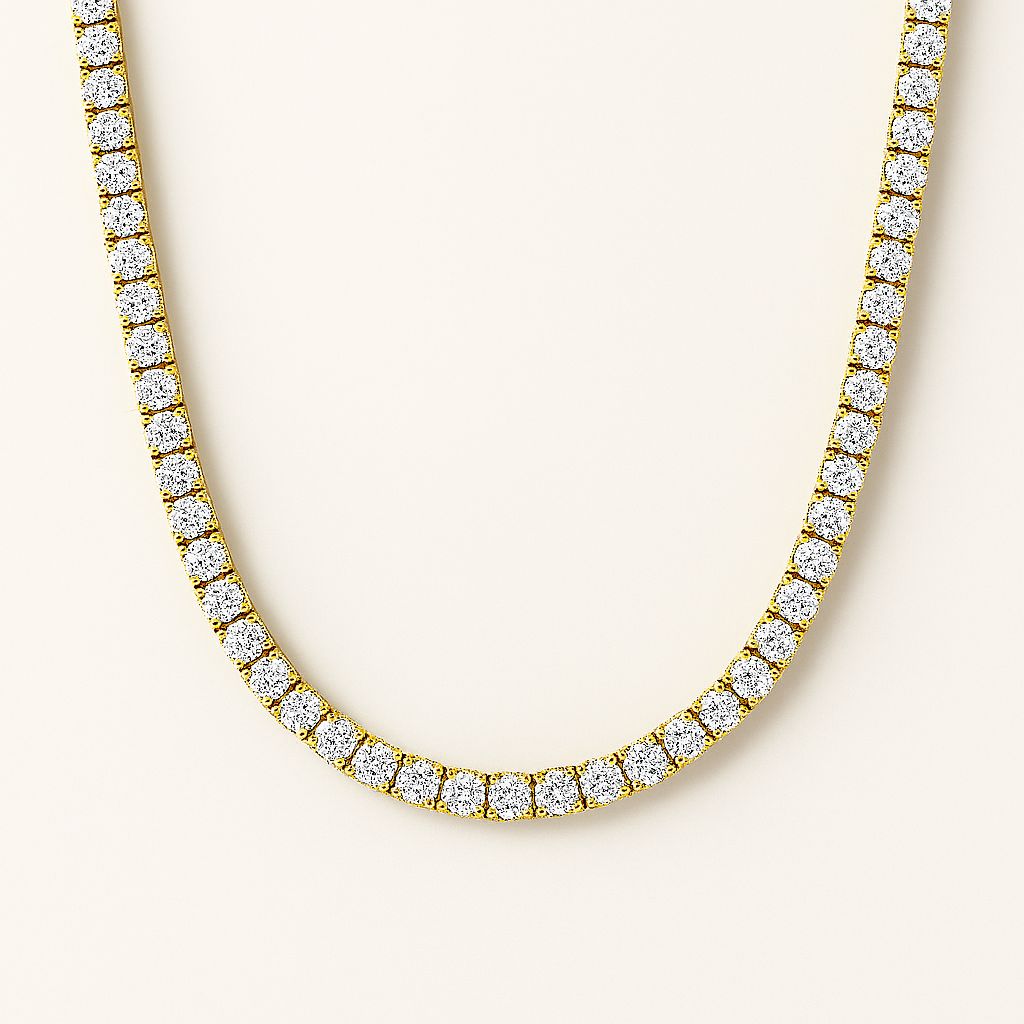 Tennis Ketting - Goud 5 mm