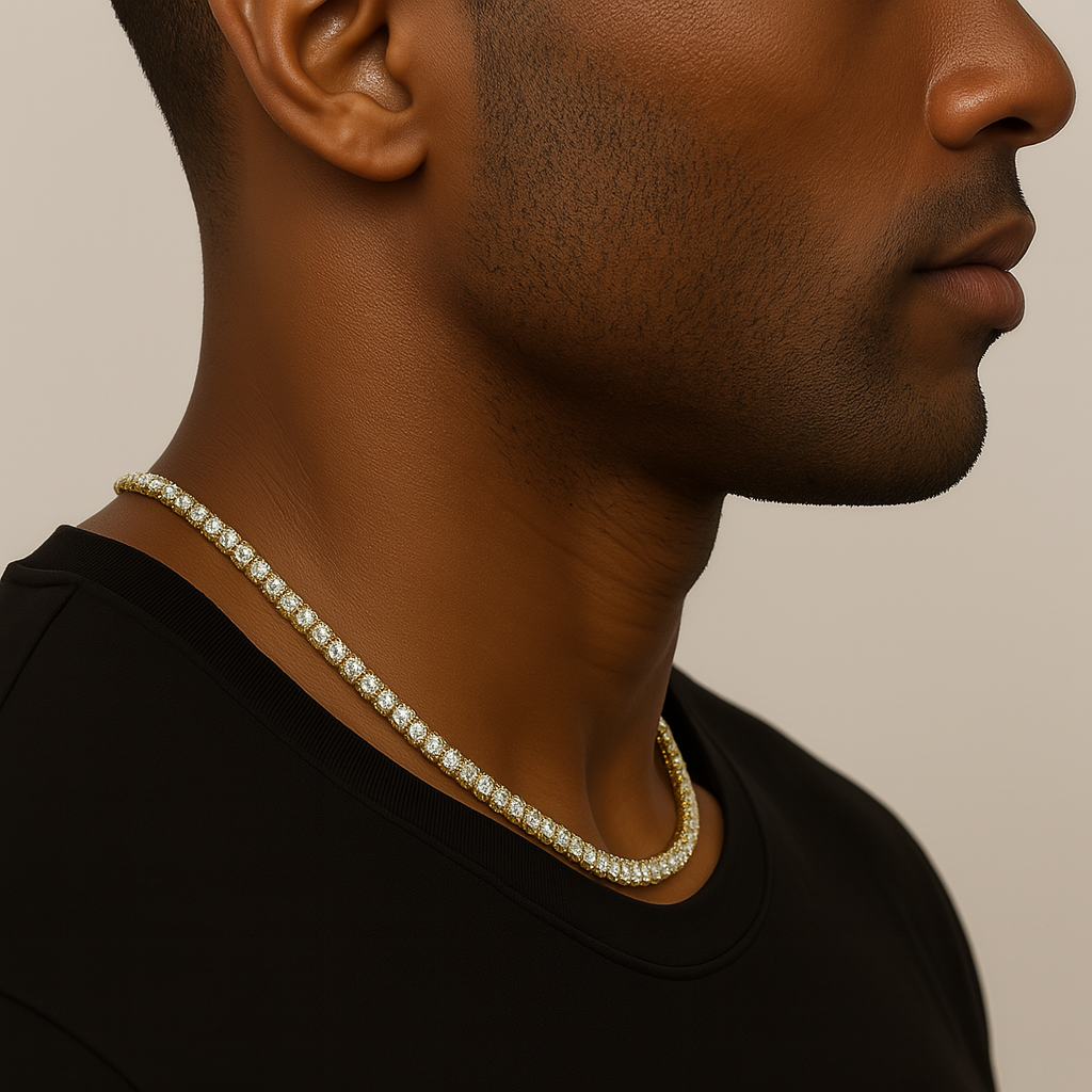 Tennis Ketting - Goud 5 mm