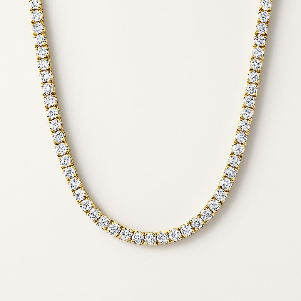 Tennis Ketting - Goud 4 mm