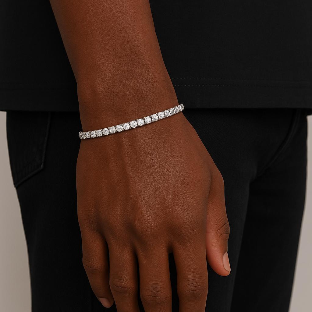 Tennis Armband - Zilver 4mm