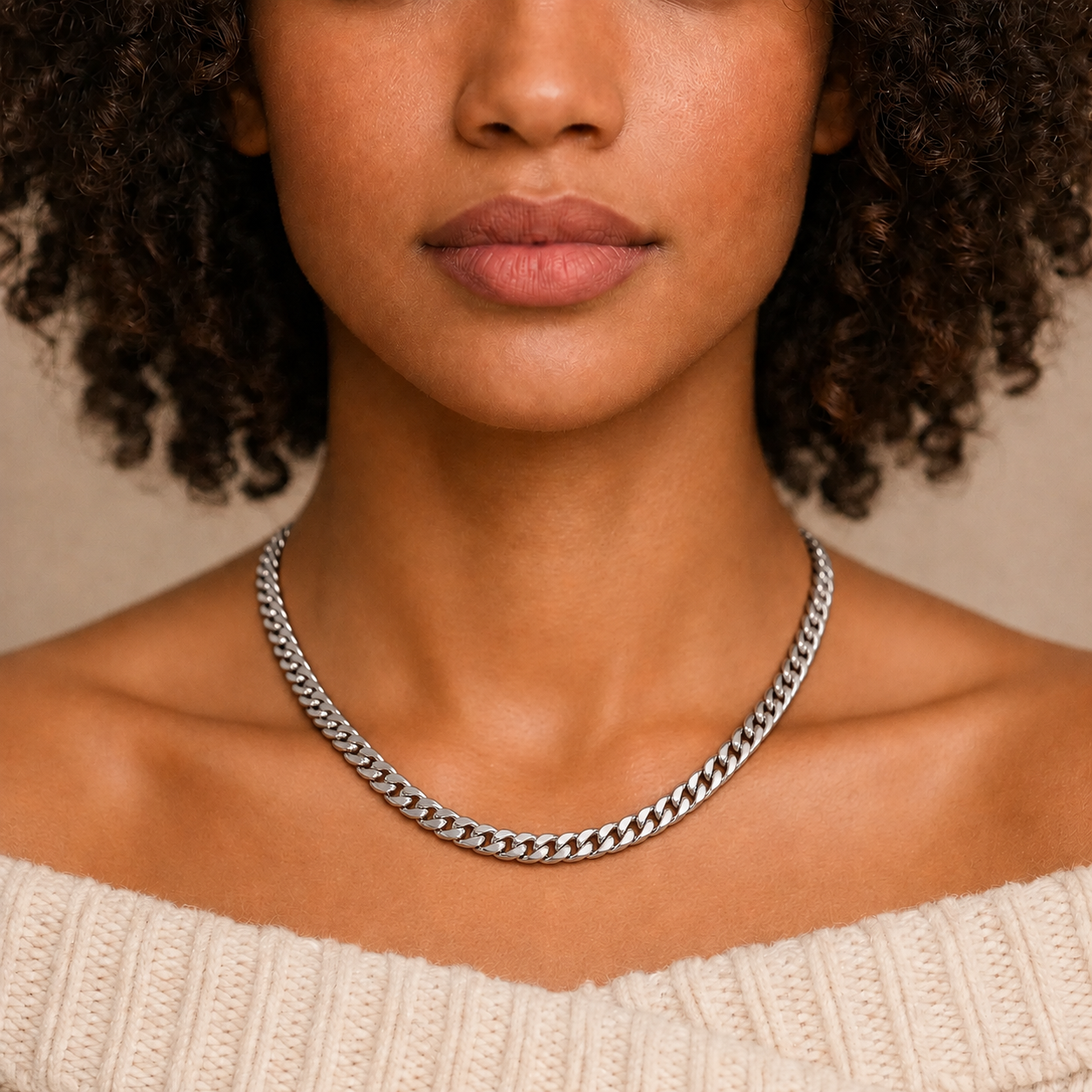Cubana Ketting - Zilver