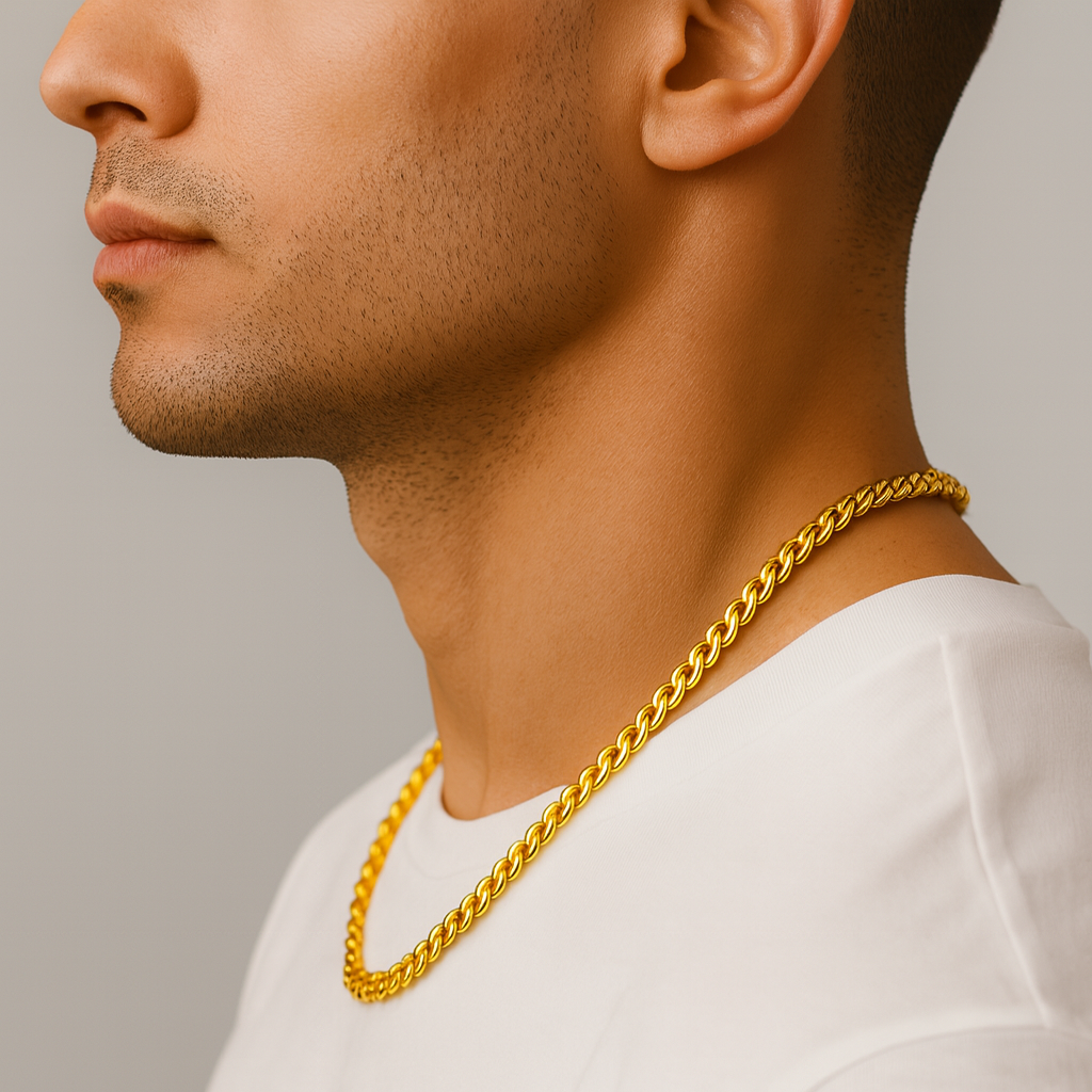 Cubana Ketting Goud 3mm