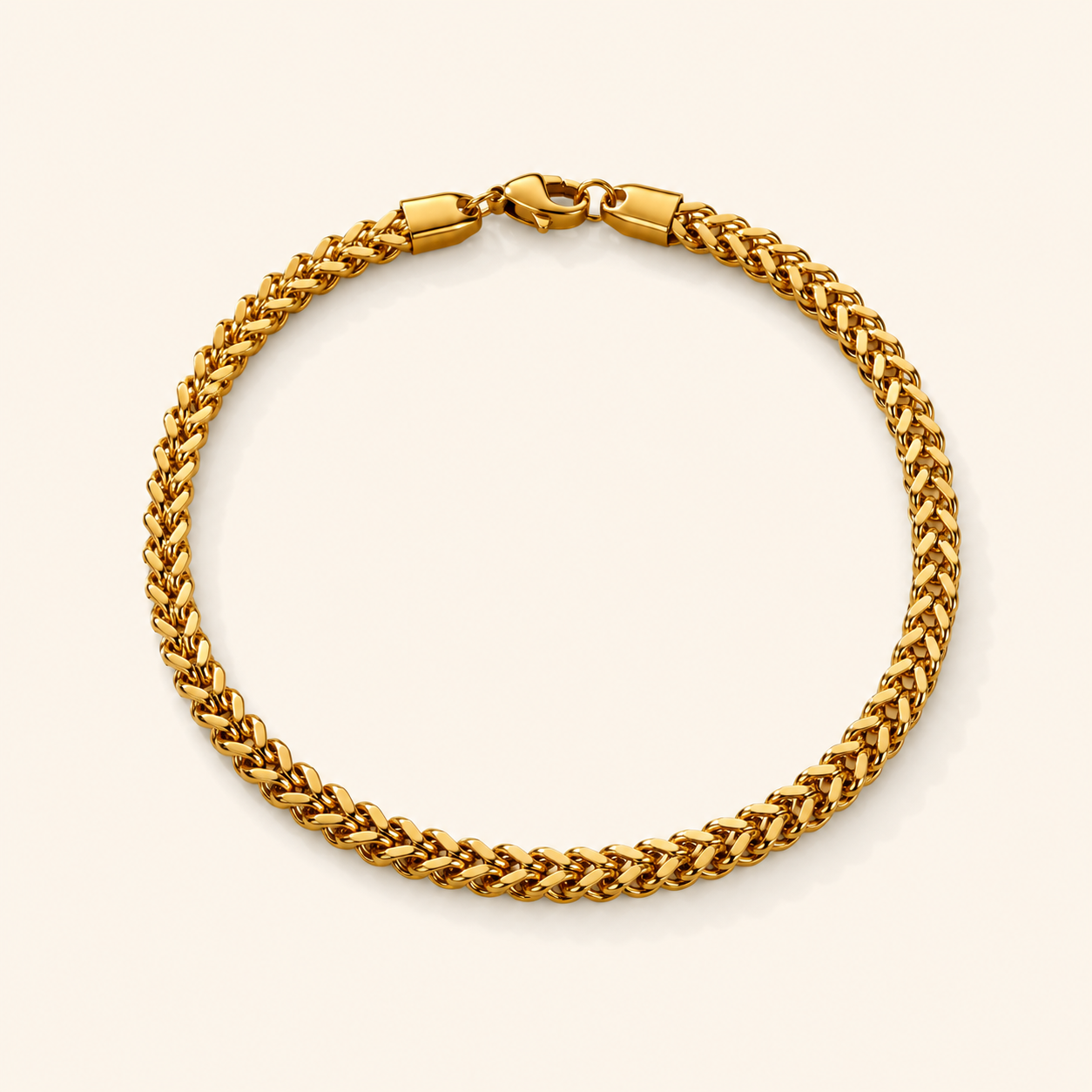 Franco Bracelet Goud - 3mm