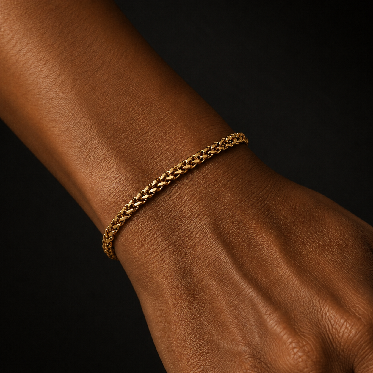 Franco Bracelet Goud - 3mm