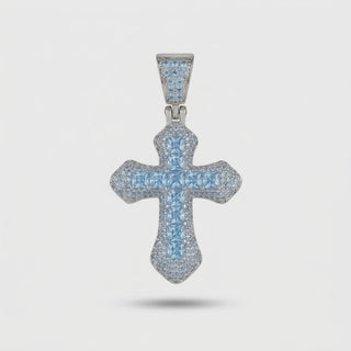 Blue Frost Cross Hanger