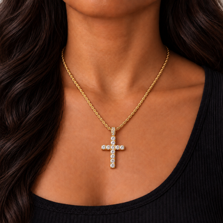 Celestial Cross hanger - Goud