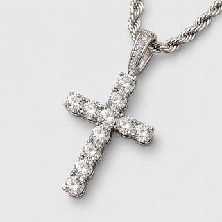 Celestial cross hanger - Zilver