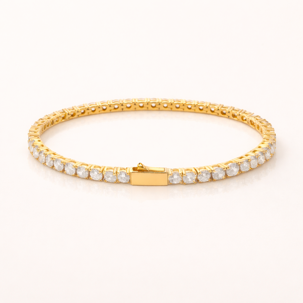 Tennis Armband - Goud 3mm