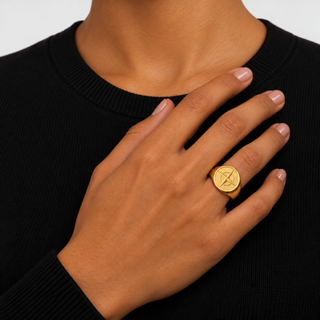 Compass ring - Goud