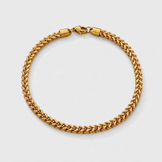 Franco Bracelet Goud - 3mm
