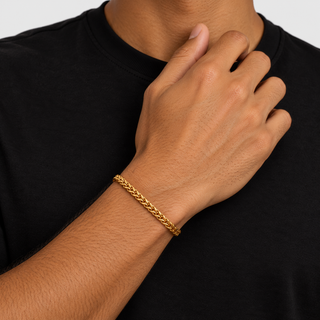 Franco Bracelet Goud - 3mm