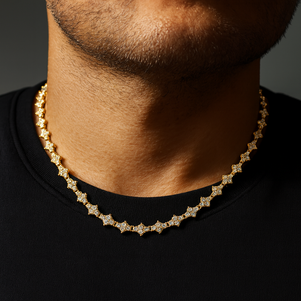 Honeycomb Ketting Goud