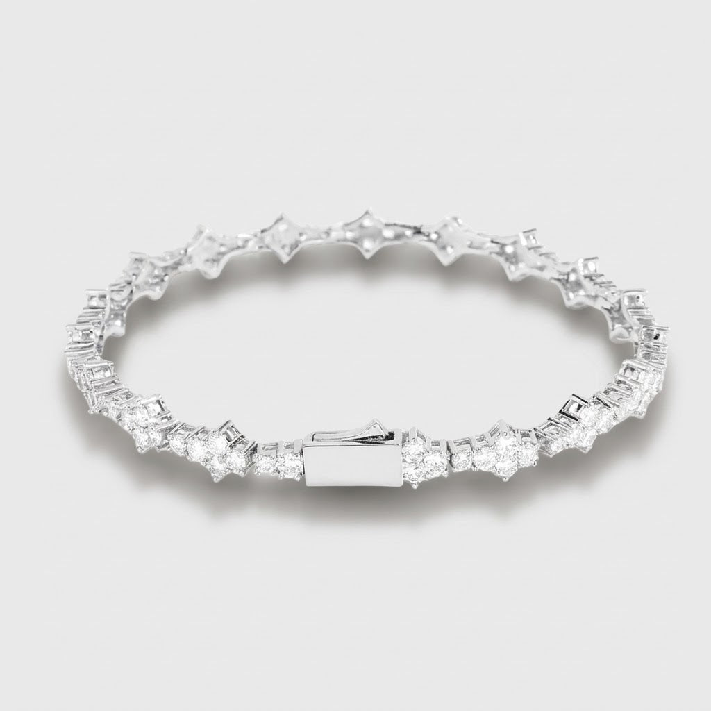 Honeycomb Armband Zilver
