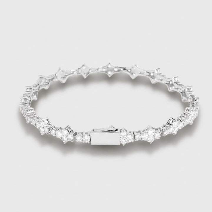 Honeycomb Armband Zilver