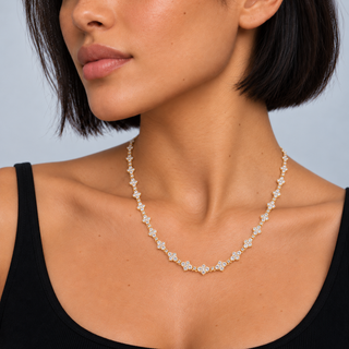 Honeycomb Ketting Goud