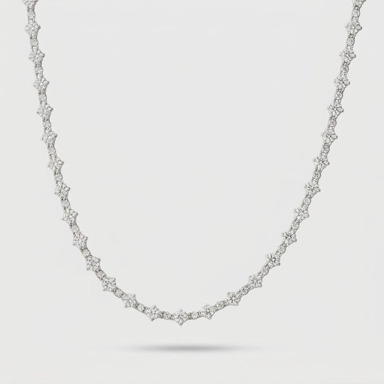 Honeycomb Ketting Zilver