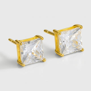 Iced Precision Oorbellen - Goud