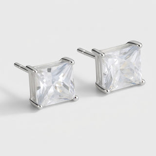 Iced Precision Oorbellen- Zilver