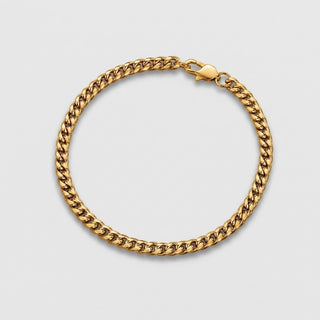 Miami Cuban Bracelet - 4mm Goud