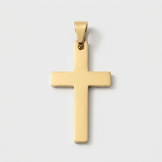 Plain Cross Hanger - Goud