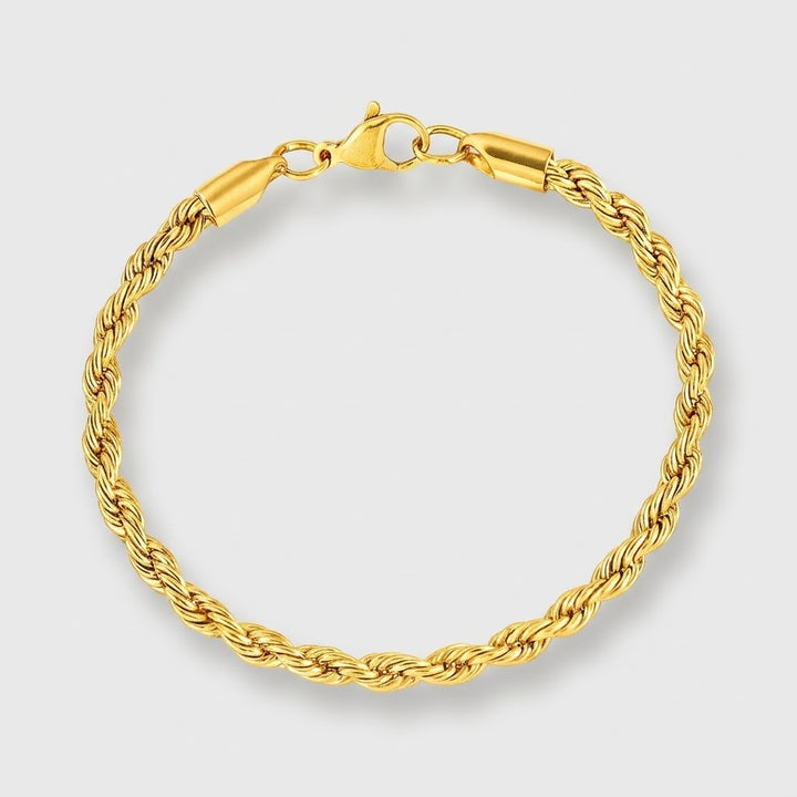 Rope Armband - Goud 3mm