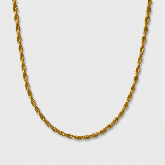 Rope Ketting - Goud 3 mm