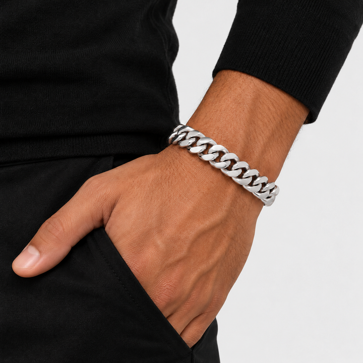 Royal Cuban Armband - Zilver
