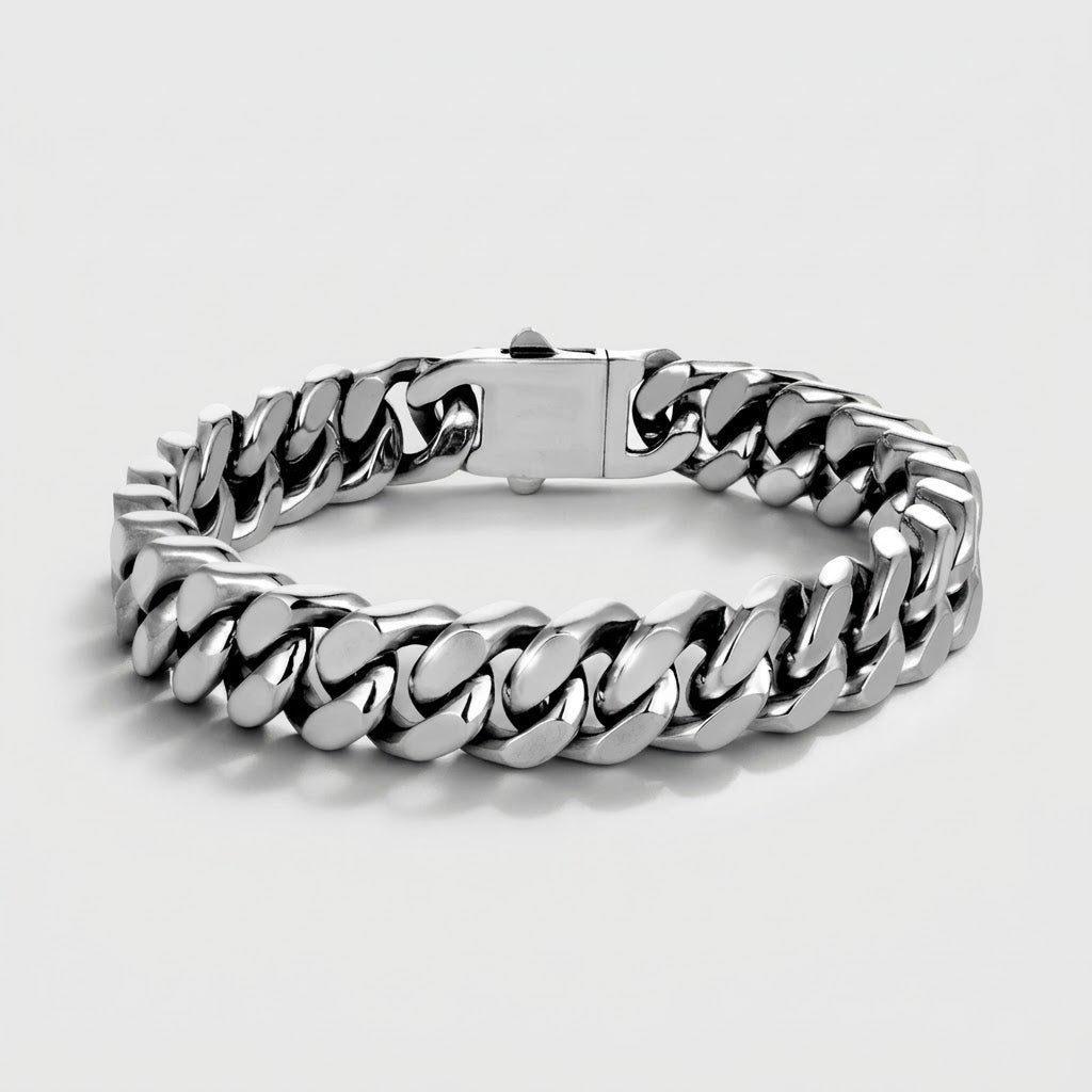 Royal Cuban Armband - Zilver