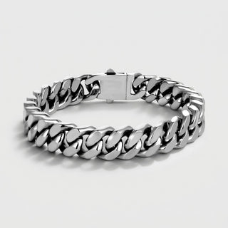 Royal Cuban Armband - Zilver