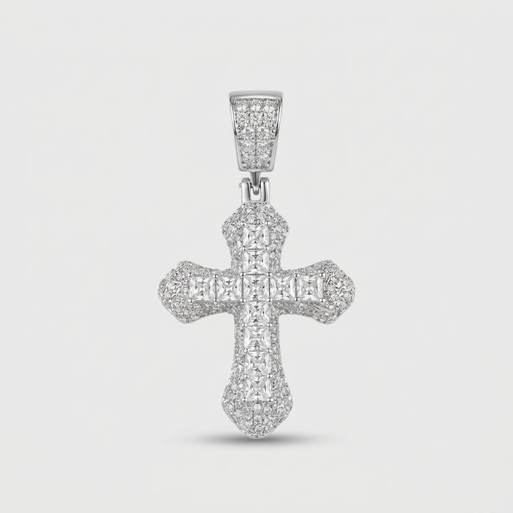 Zilver Frost Cross Hanger