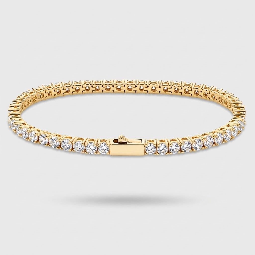 Tennis Armband - Goud 3mm