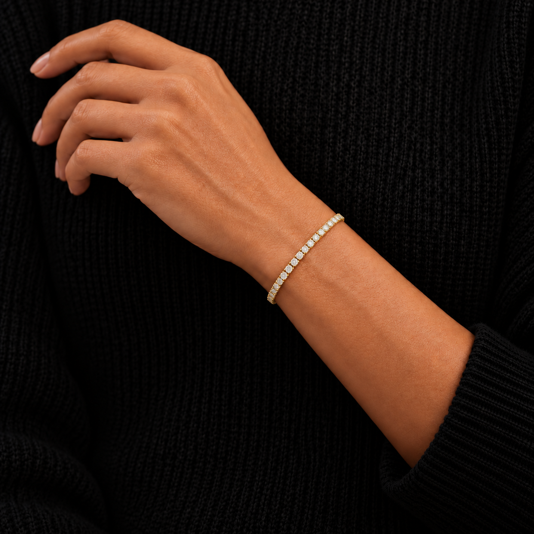 Tennis Armband - Goud 3mm