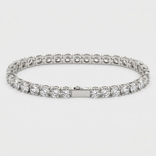 Tennis Armband - Witgoud 5mm