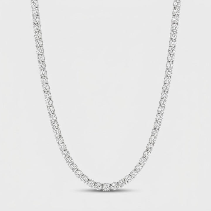 Tennis Ketting - Witgoud 3 mm