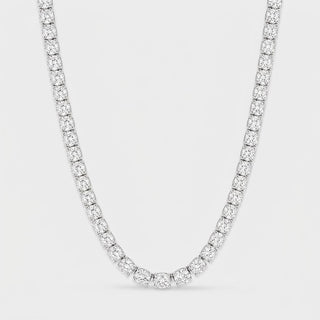 Tennis Ketting - Witgoud 5 mm